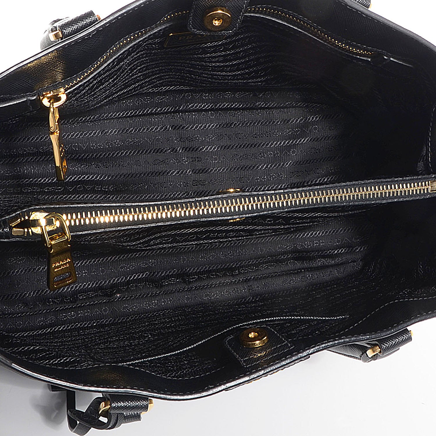 Prada Saffiano Lux Small Tote Nero Black 5 of 12