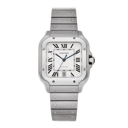 Cartier Stainless Steel 39.8mm Santos De Cartier Automatic Watch 1 of 5