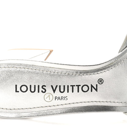 Louis Vuitton Metallic Calfskin Shake 5.5cm Mule 36.5 Silver 9 of 10