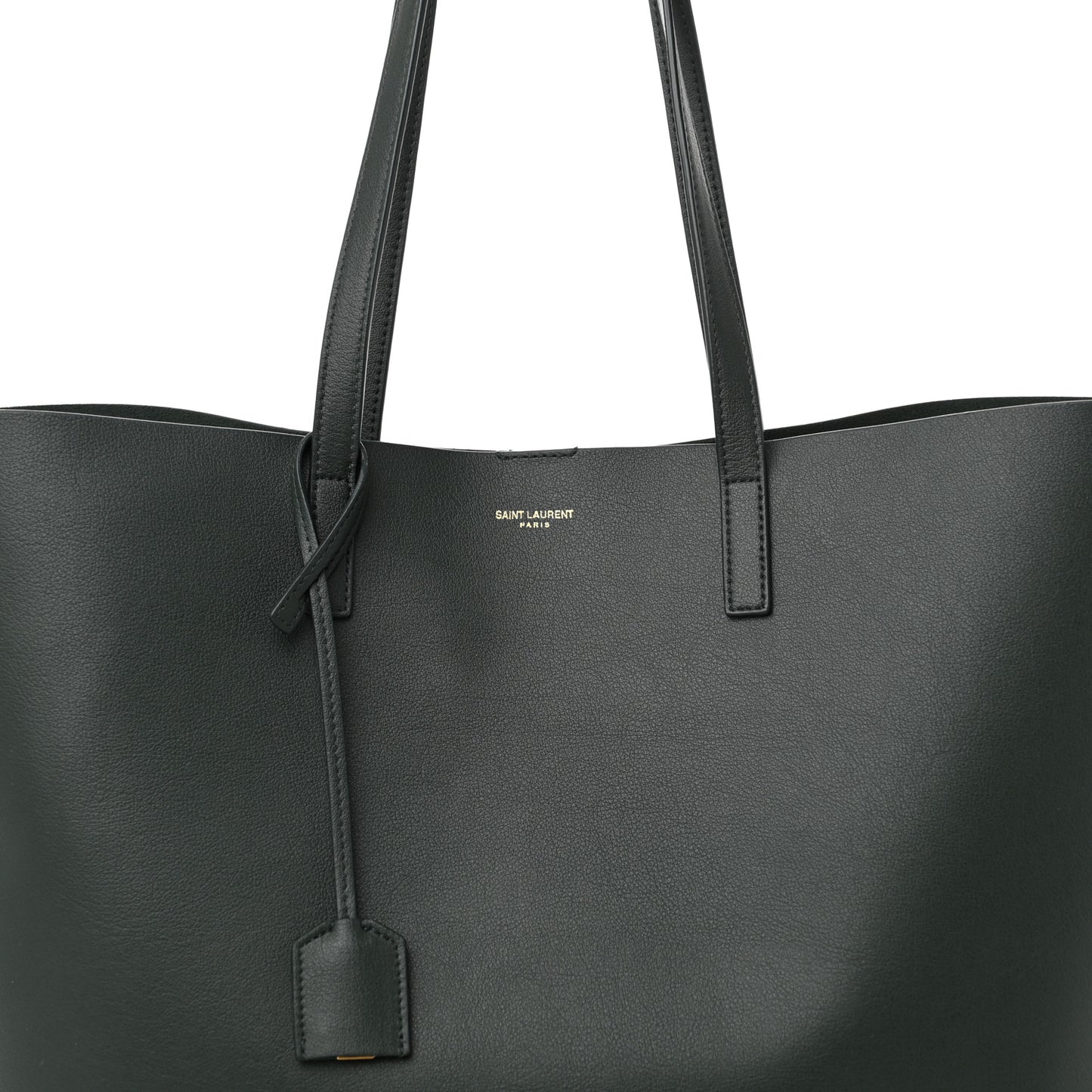Calfskin Large Shopping Tote Dark Green