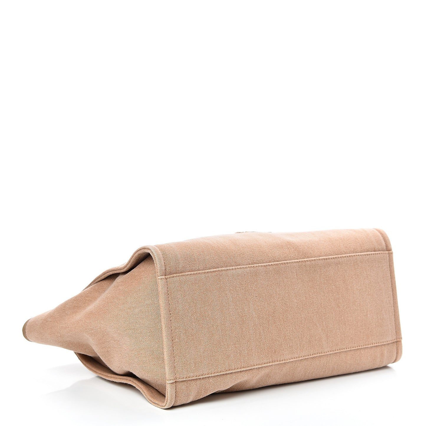 Canvas Sequin Medium Deauville Tote Ecru