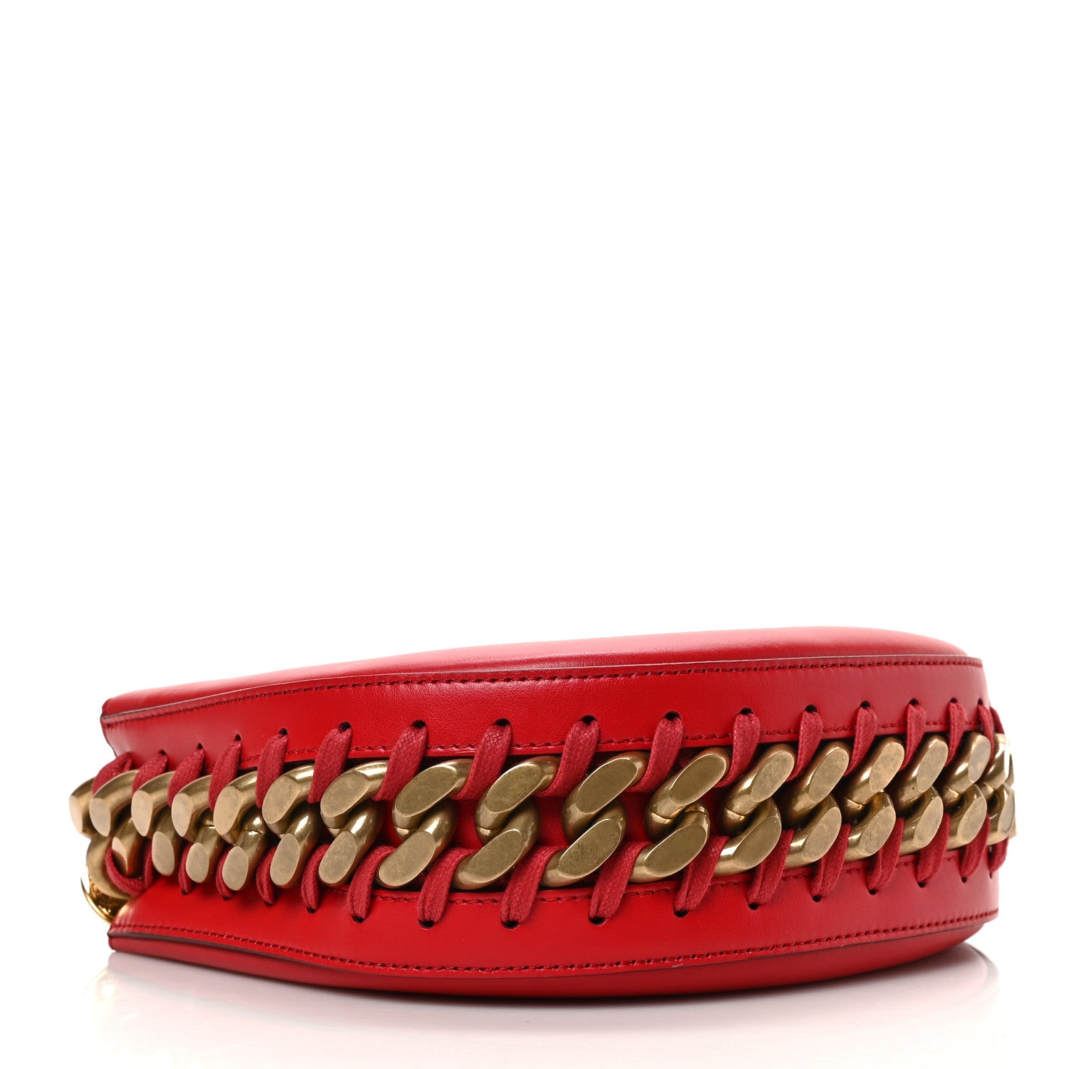 Stella McCartney Eco Alter Nappa Medium Frayme Shoulder Bag Red 4 of 8