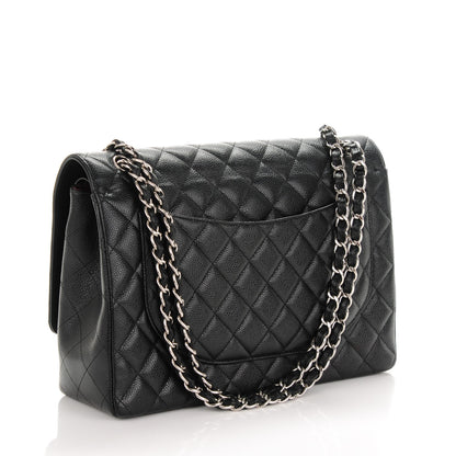 Chanel Caviar Quilted Maxi Double Flap Black 3 of 9