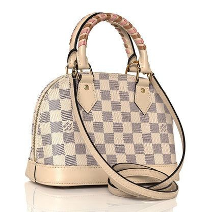 Louis Vuitton Damier Azur Braided Alma BB 3 of 12