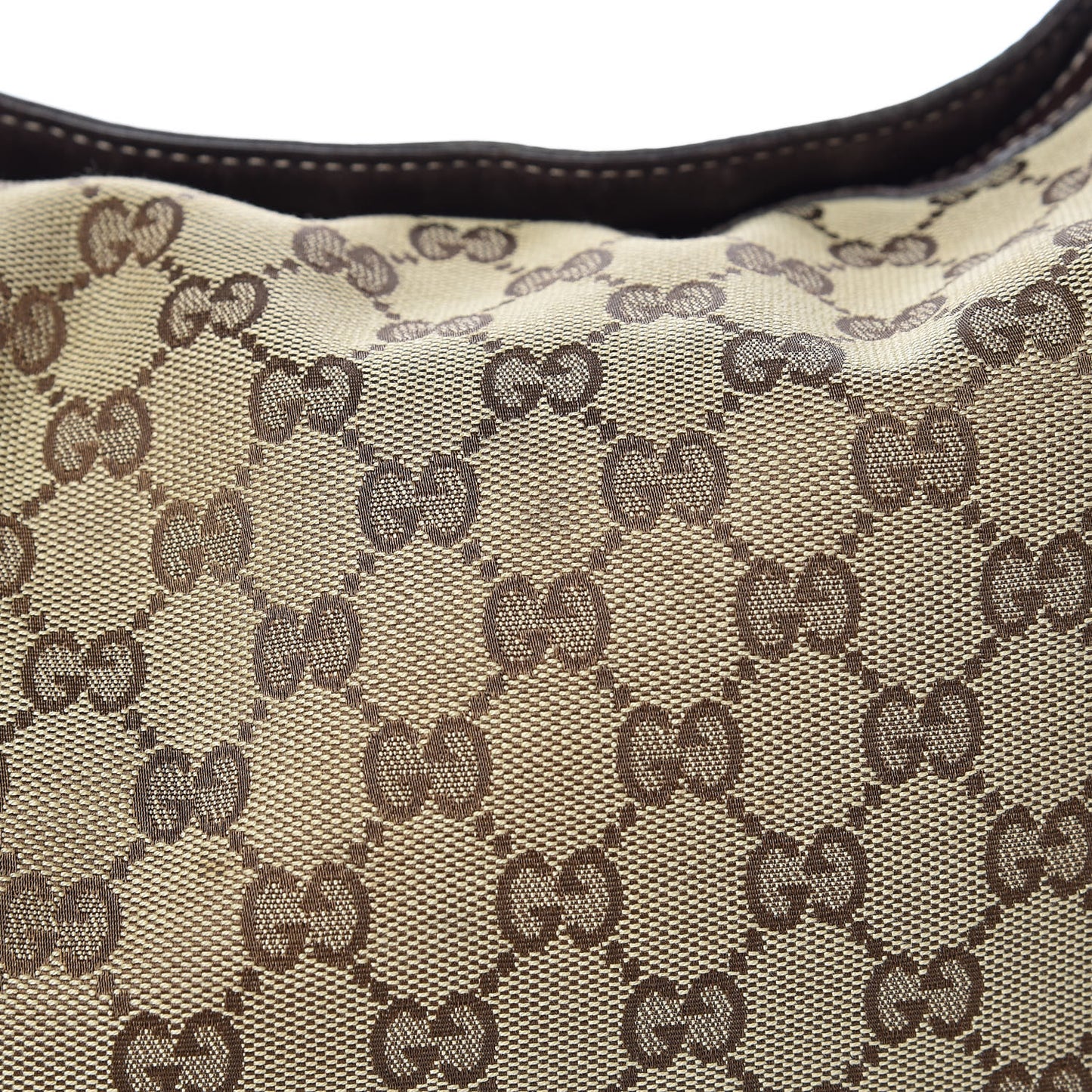 Monogram Large Wave Hobo Dark Brown