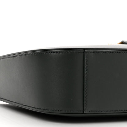 Saint Laurent Smooth Calfskin Le 5 A 7 Hobo Vert Fonce 9 of 10