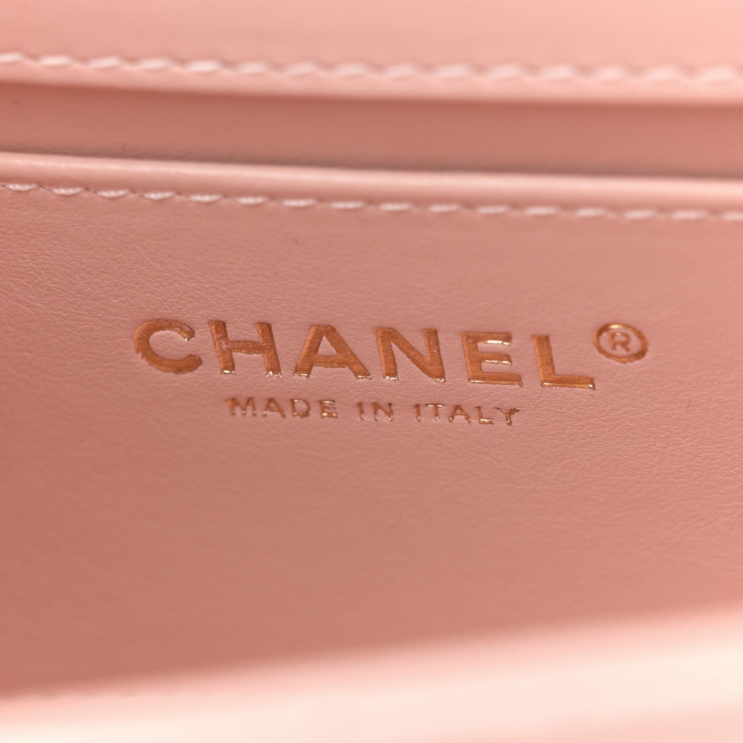 Calfskin Quilted Mini Perfect Fit Flap Light Pink