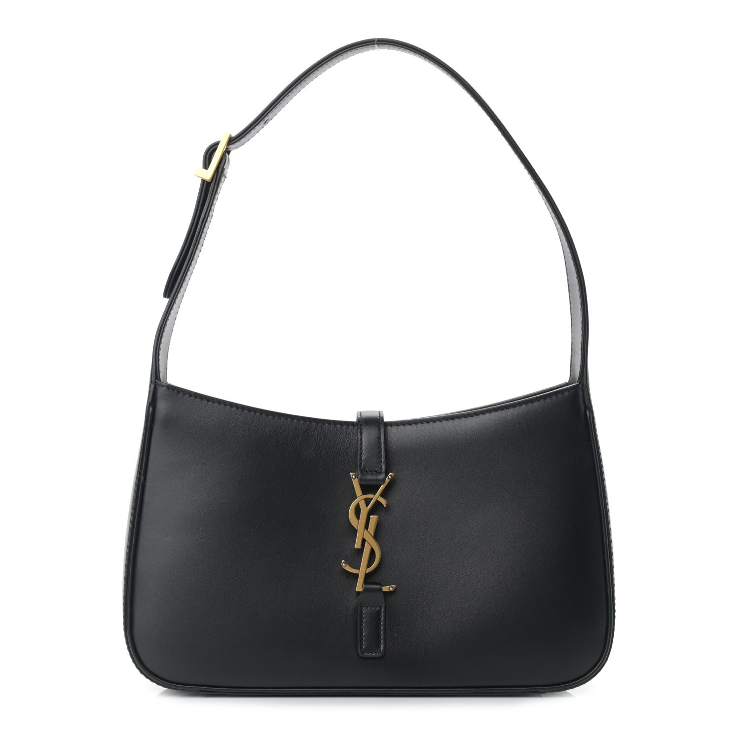 Saint Laurent Smooth Calfskin Le 5 A 7 Hobo Black 1 of 9