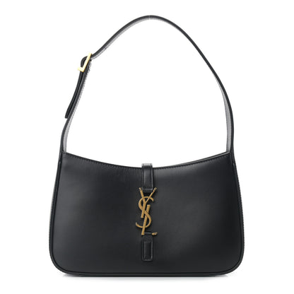 Saint Laurent Smooth Calfskin Le 5 A 7 Hobo Black 1 of 9
