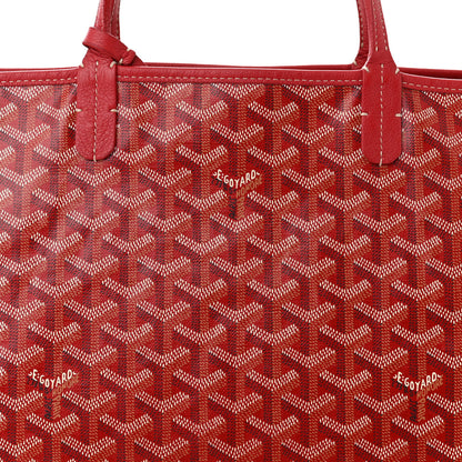 Goyard Goyardine Reversible Anjou PM Red 12 of 23