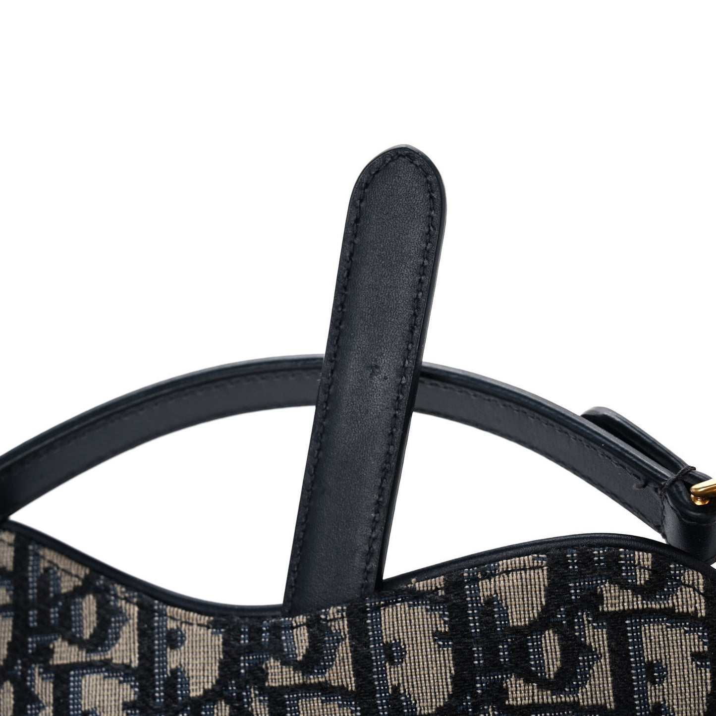 Oblique Mini Saddle Bag Blue