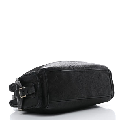 Prada Tessuto Nylon Calfskin Shoulder Bag Black 4 of 15