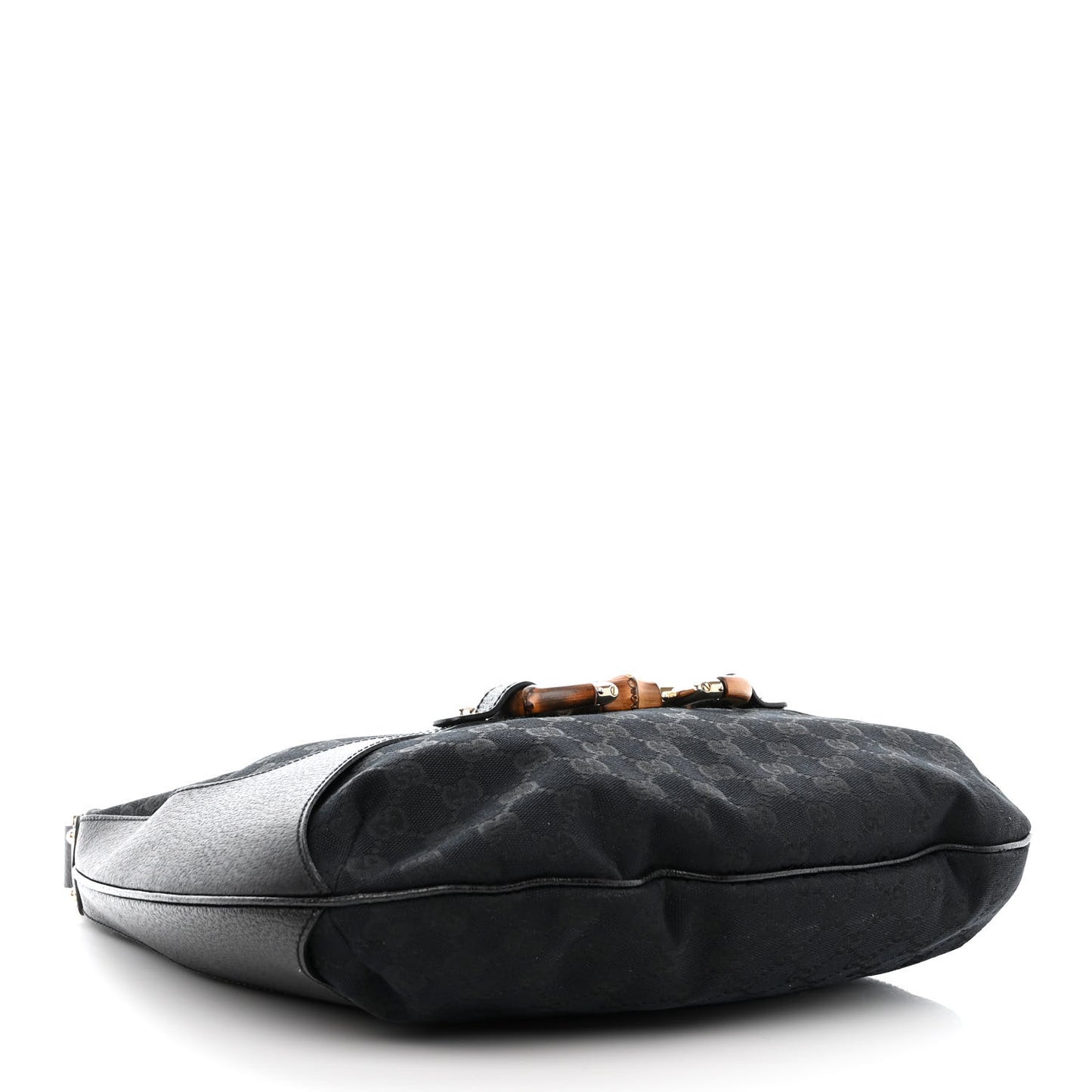 Monogram Bamboo Horsebit Amalfi Hobo Black