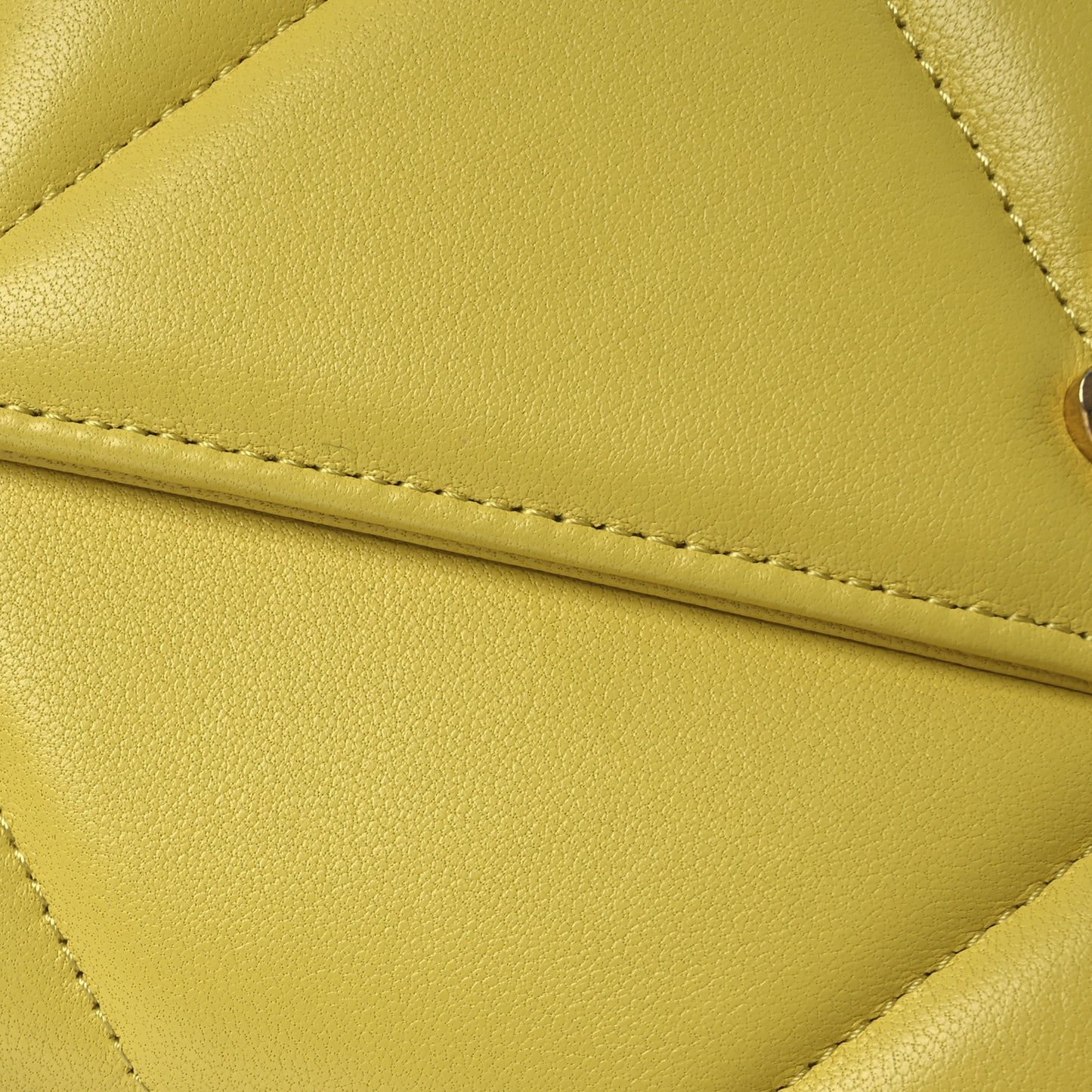 Lambskin Quilted Chanel 19 Flap Wallet Yellow