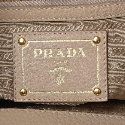 Prada Vitello Daino Side Pocket Hobo Sabbia 6 of 17