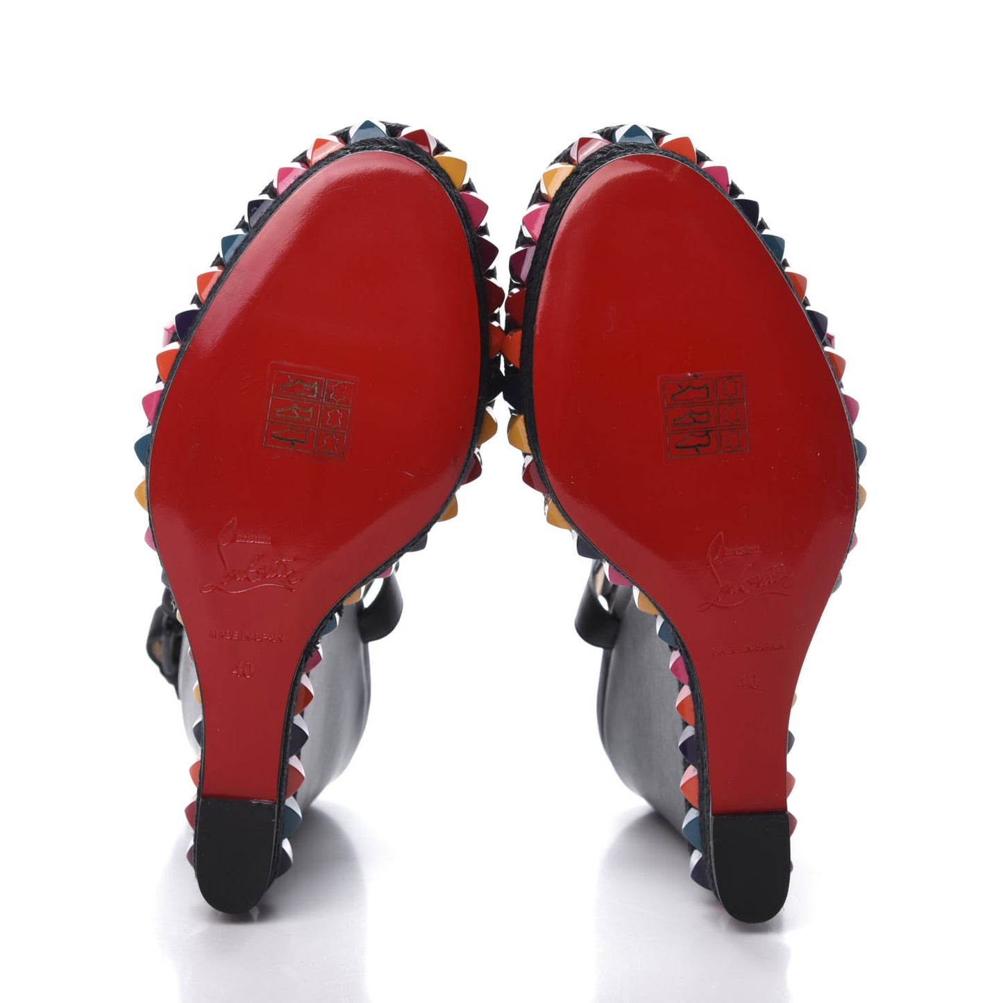 Nappa Cataclou 140 Wedge Sandals 40 Black