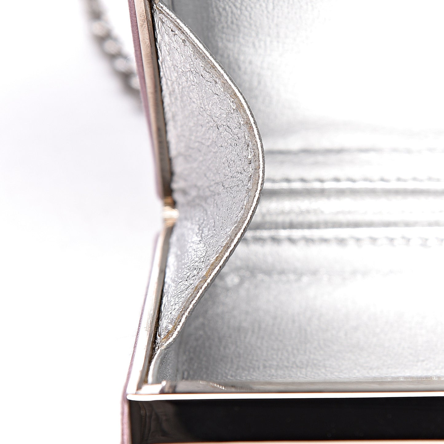 Swarovski Crystal Minaudiere Clutch Purple