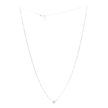 Cartier 18K White Gold Diamond XS D'Amour Pendant Necklace 3 of 6