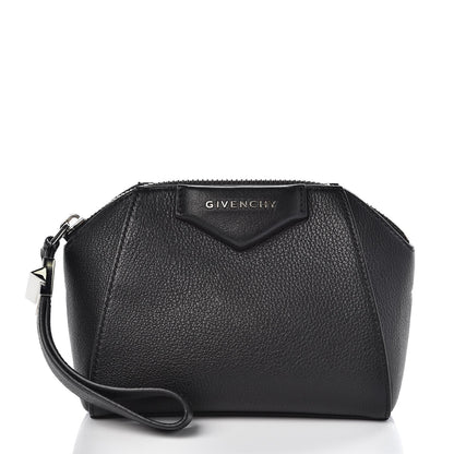 Givenchy Sugar Goatskin Small Antigona Beauty Wristlet Black 1 of 7