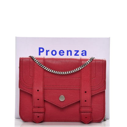 Proenza Schouler Lambskin PS1 Large Chain Wallet Red 8 of 8