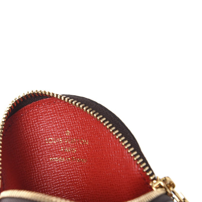 Louis Vuitton Monogram 2020 Christmas Animation Bumper Cars Round Coin Purse Coquelicot 6 of 9