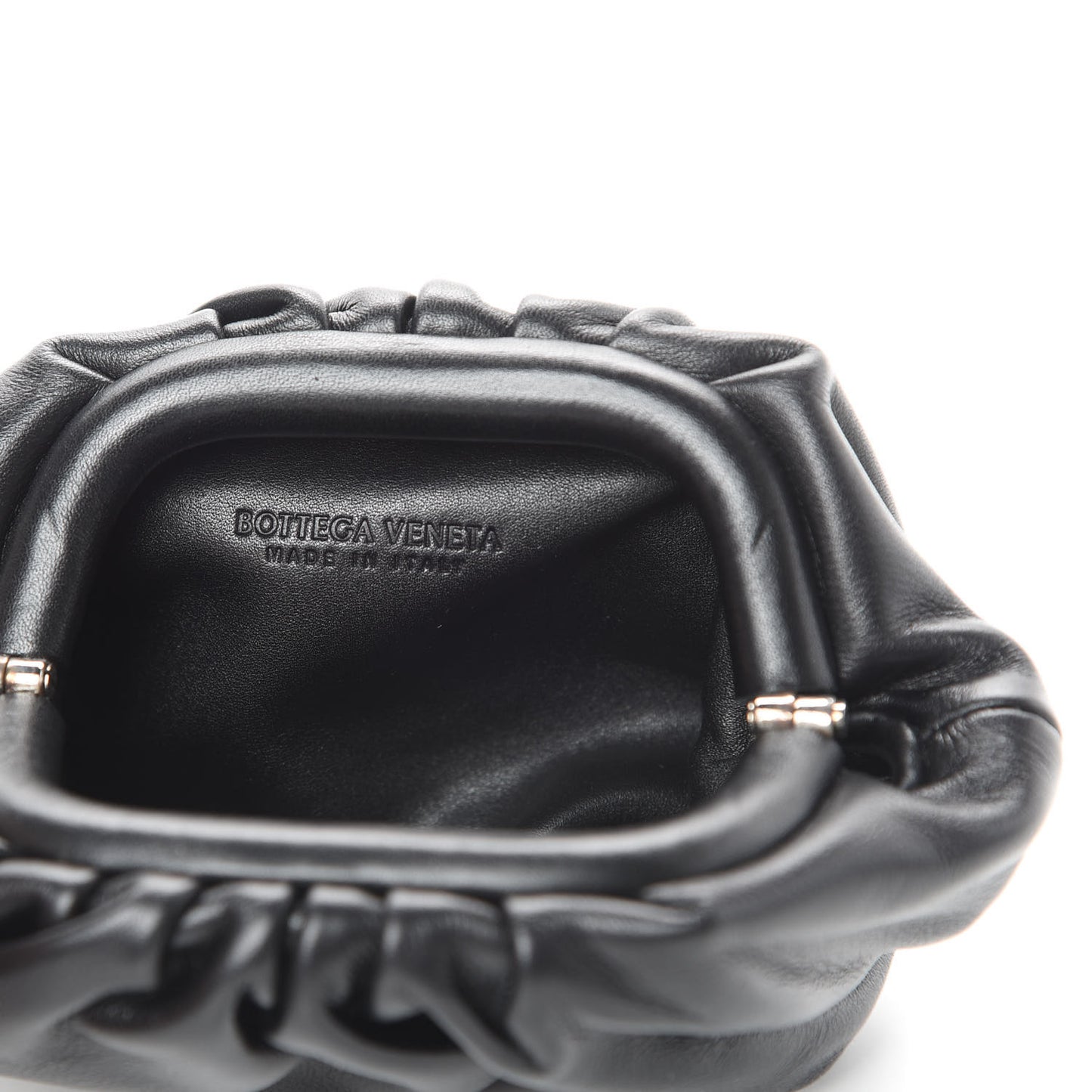 Butter Calfskin Coin Purse Black