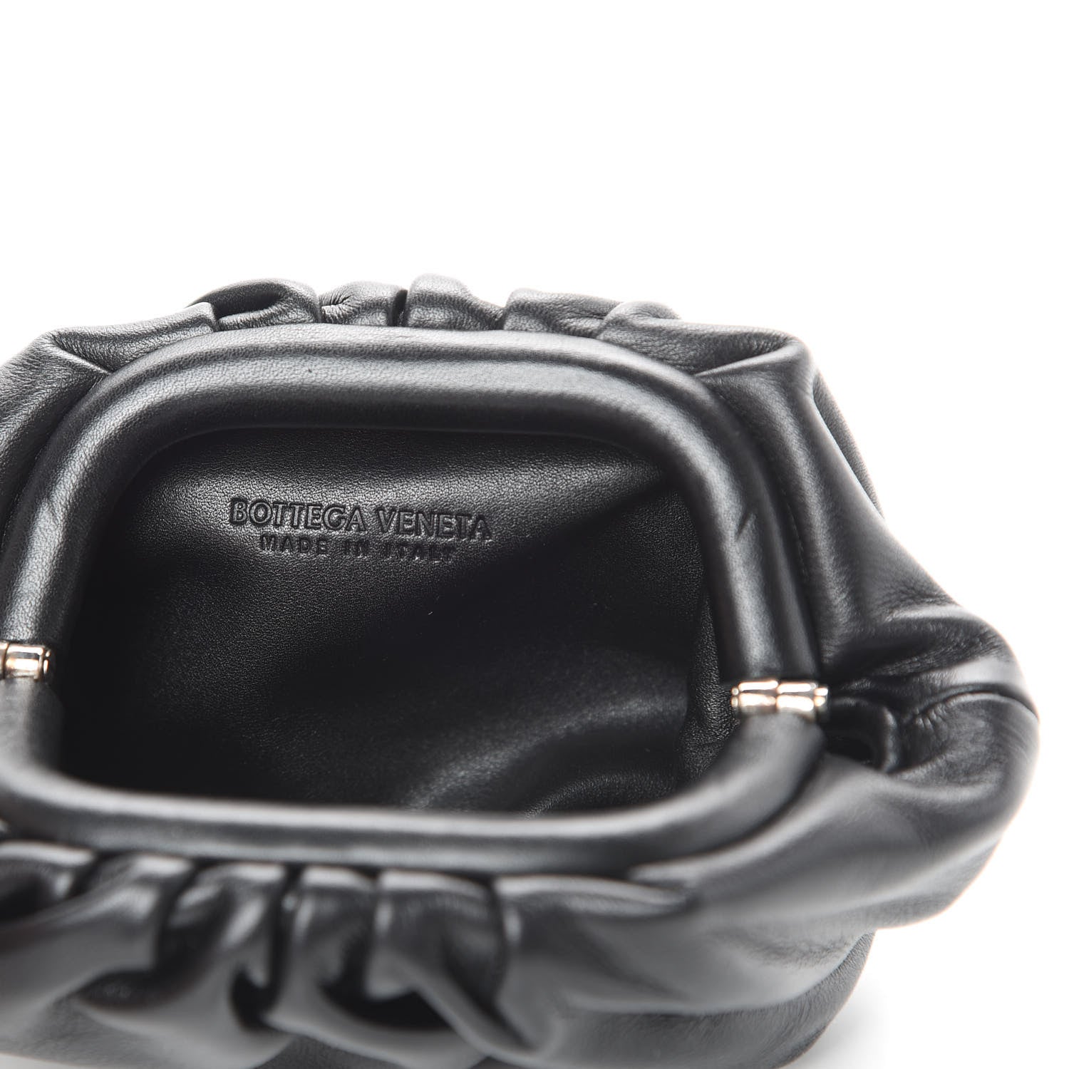 Bottega Veneta Butter Calfskin Coin Purse Black 6 of 11