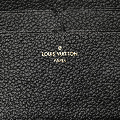 Louis Vuitton Calfskin Felicie Chain Wallet Card Holder Insert Black 6 of 6