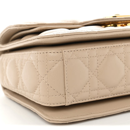 Christian Dior Calfskin Cannage Small Jolie Top Handle Bag Powder Beige 9 of 11