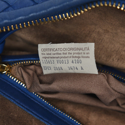 Bottega Veneta Nappa Intrecciato Medium Veneta Hobo Cobalt 7 of 12
