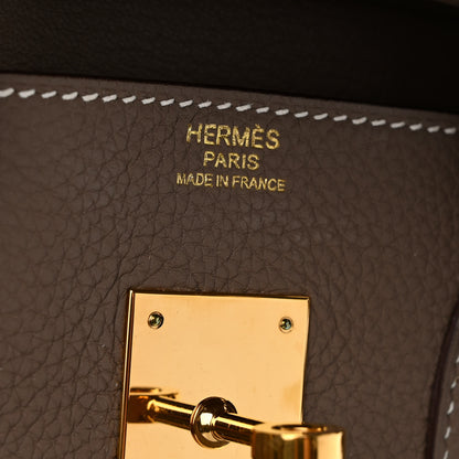 Hermes Togo Birkin 30 Etoupe 6 of 13