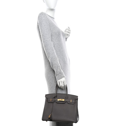 Hermes Togo Birkin 30 Etain 2 of 10