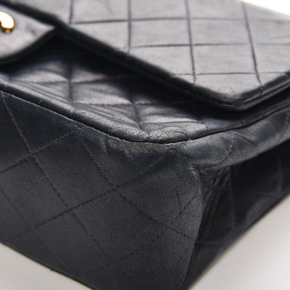 Chanel Lambskin Quilted Medium Double Flap Navy 13 of 13