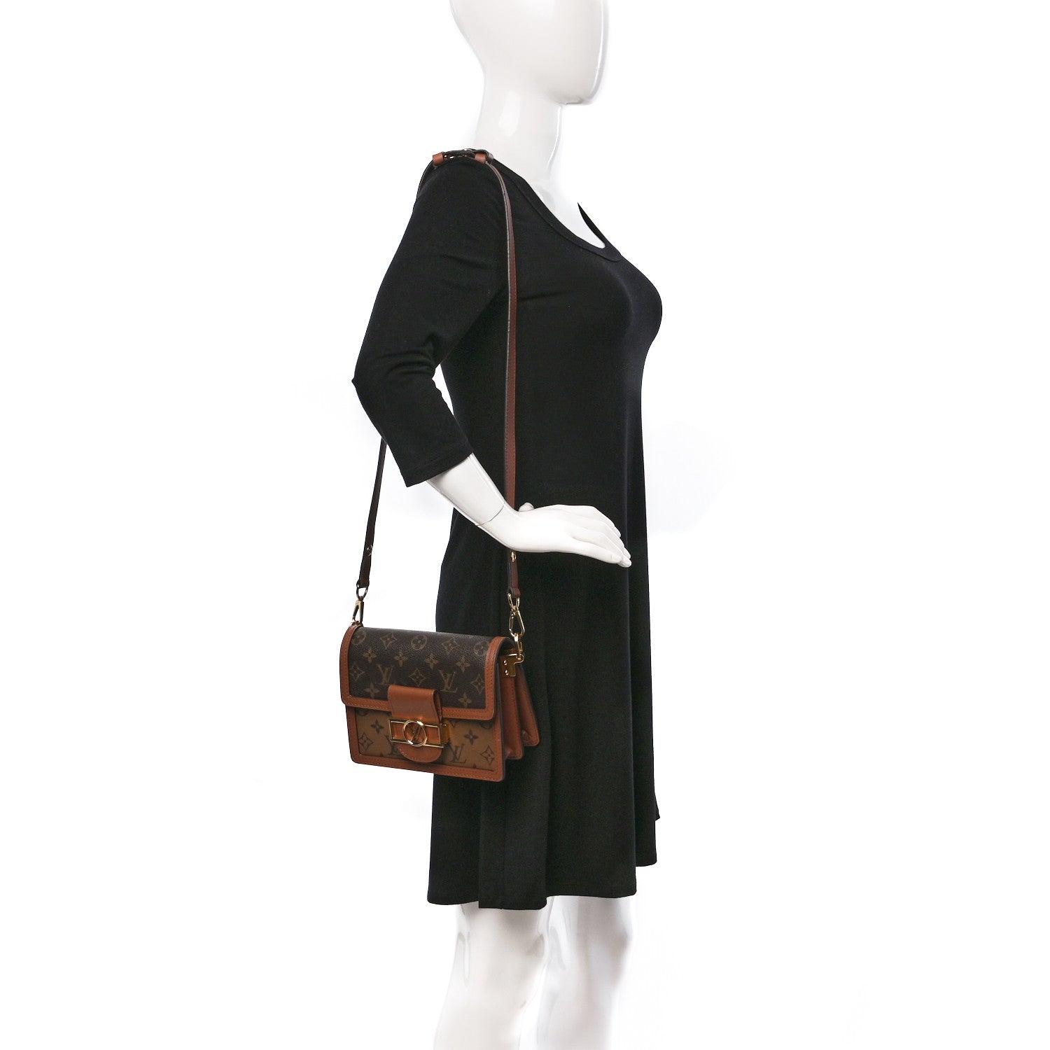 Louis Vuitton Reverse Monogram Dauphine Mini 2 of 12