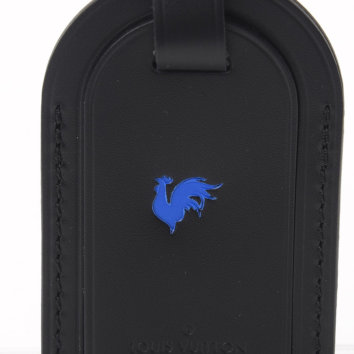 Calfskin Luggage Tag Black