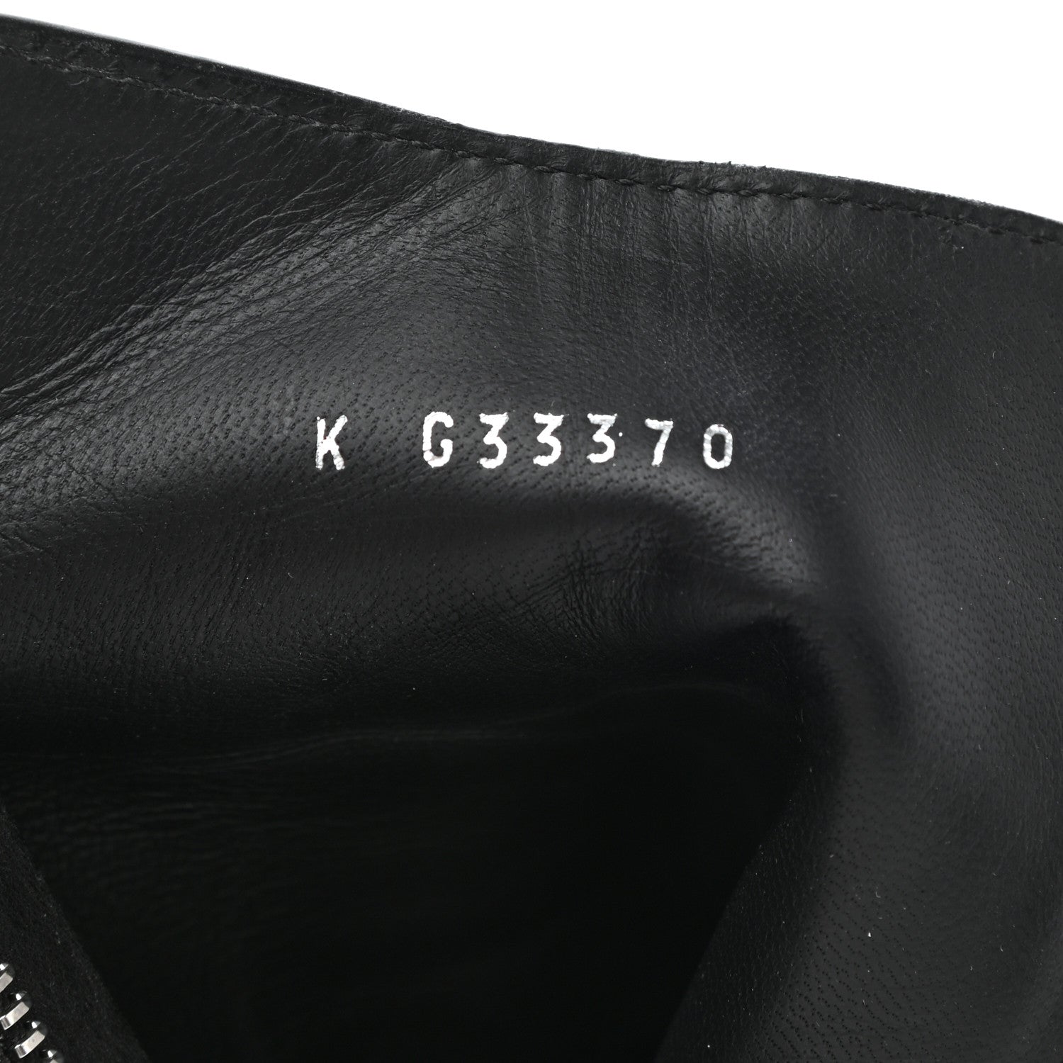 Chanel Goatskin Calfskin CC Short Boots 39 Black White 8 of 9