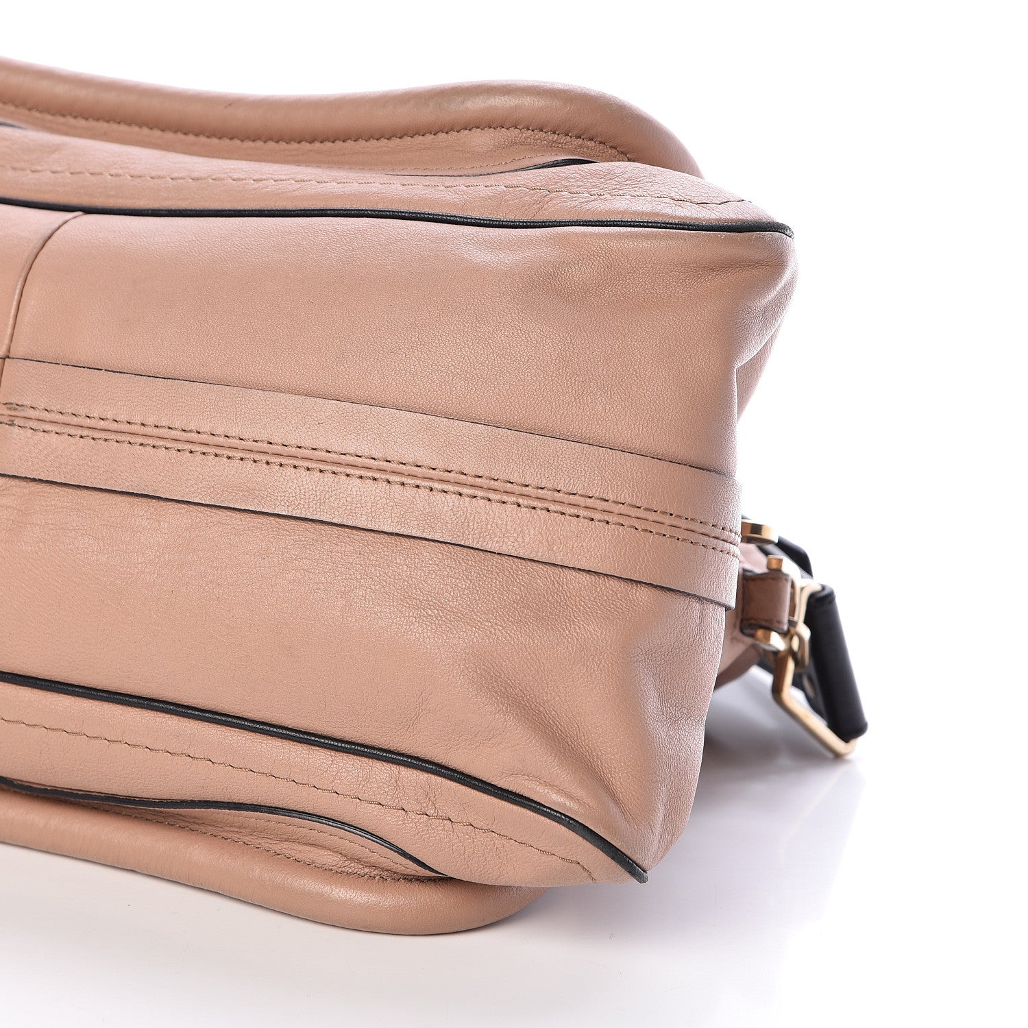 Chloe Calfskin Medium Military Paraty Nude Black 12 of 19