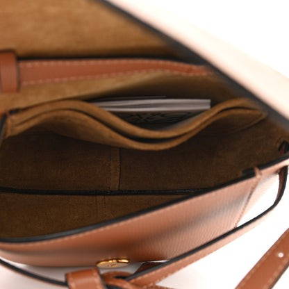 Loewe Pebble Grain Calfskin Mini Gate Dual Bag Tan 5 of 9