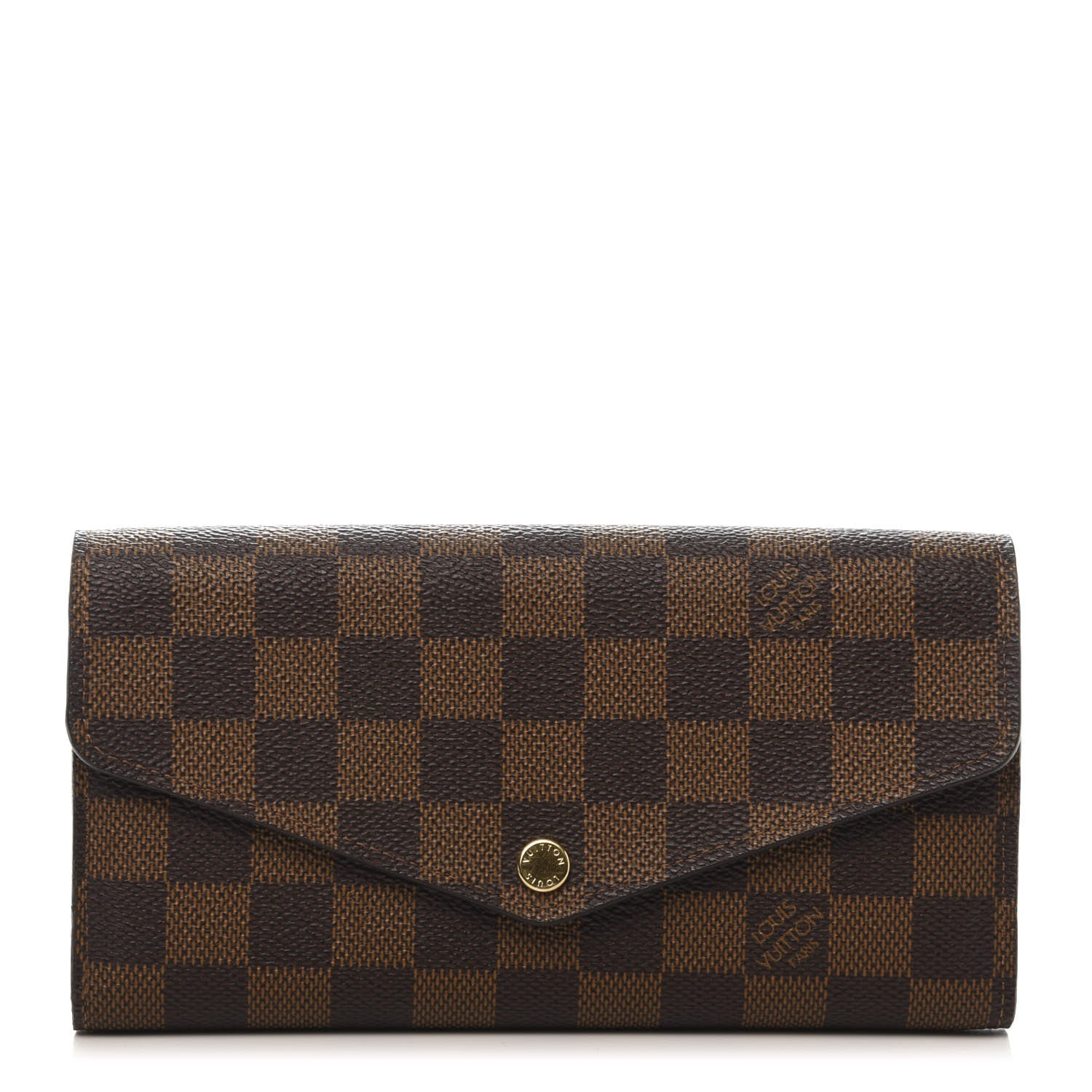 Louis Vuitton Damier Ebene Sarah Wallet NM 1 of 9
