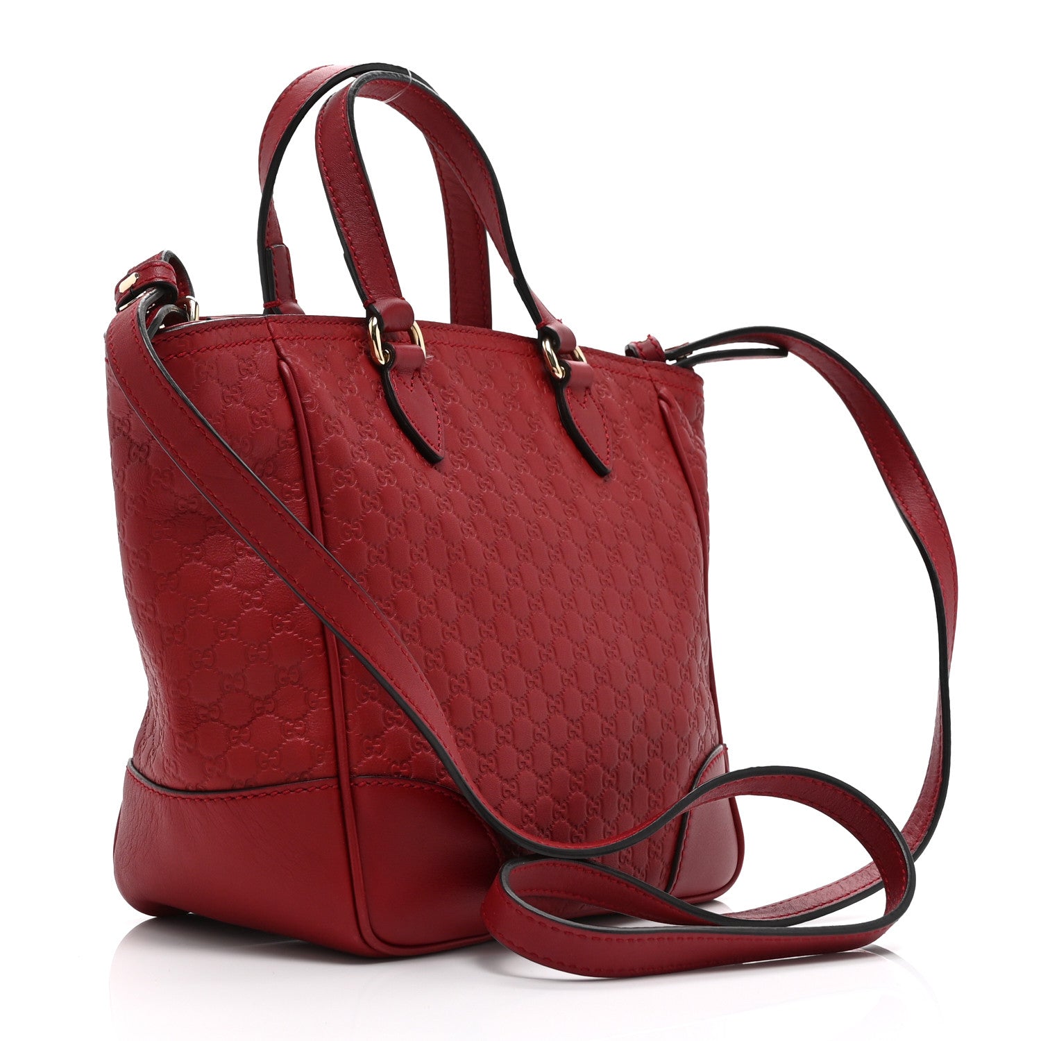 Gucci Microguccissima Small Bree Tote Red 3 of 11