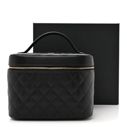 Chanel Caviar Quilted Large Vanity Pouch Black 8 of 8