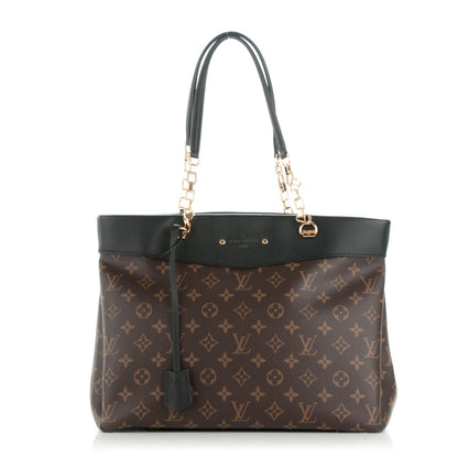 Louis Vuitton Monogram Pallas Shopper Black 1 of 7