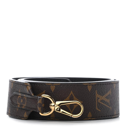 Louis Vuitton Monogram Bandouliere Shoulder Strap Black 1 of 3