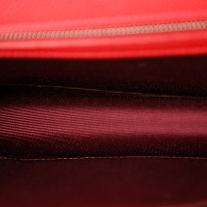 Christian Dior Grained Calfskin Small Diorama Flap Bag Red 11 of 15
