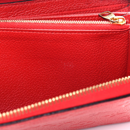 Louis Vuitton Empreinte Zippy Wallet Cherry 11 of 12