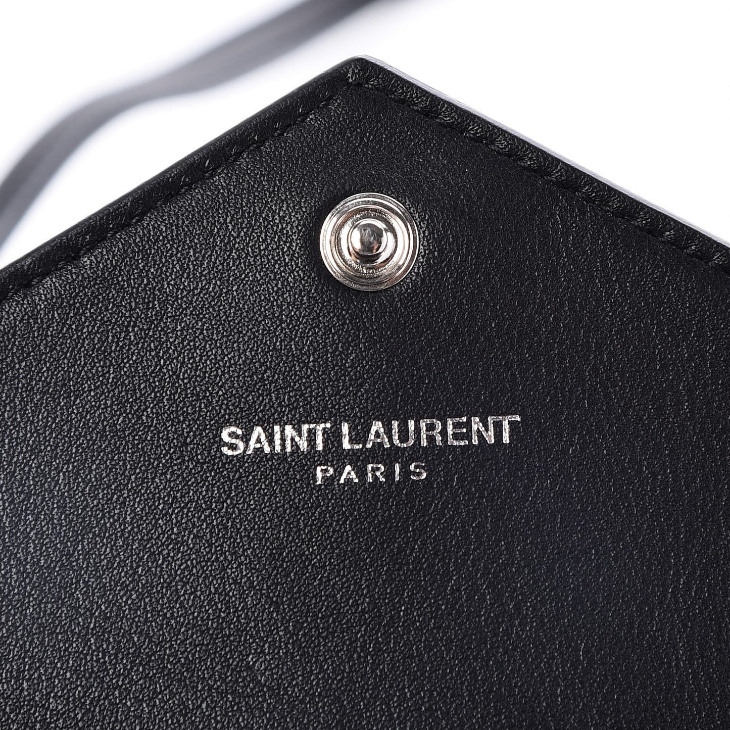 Calfskin Monogram Tri Pocket Crossbody Bag Black