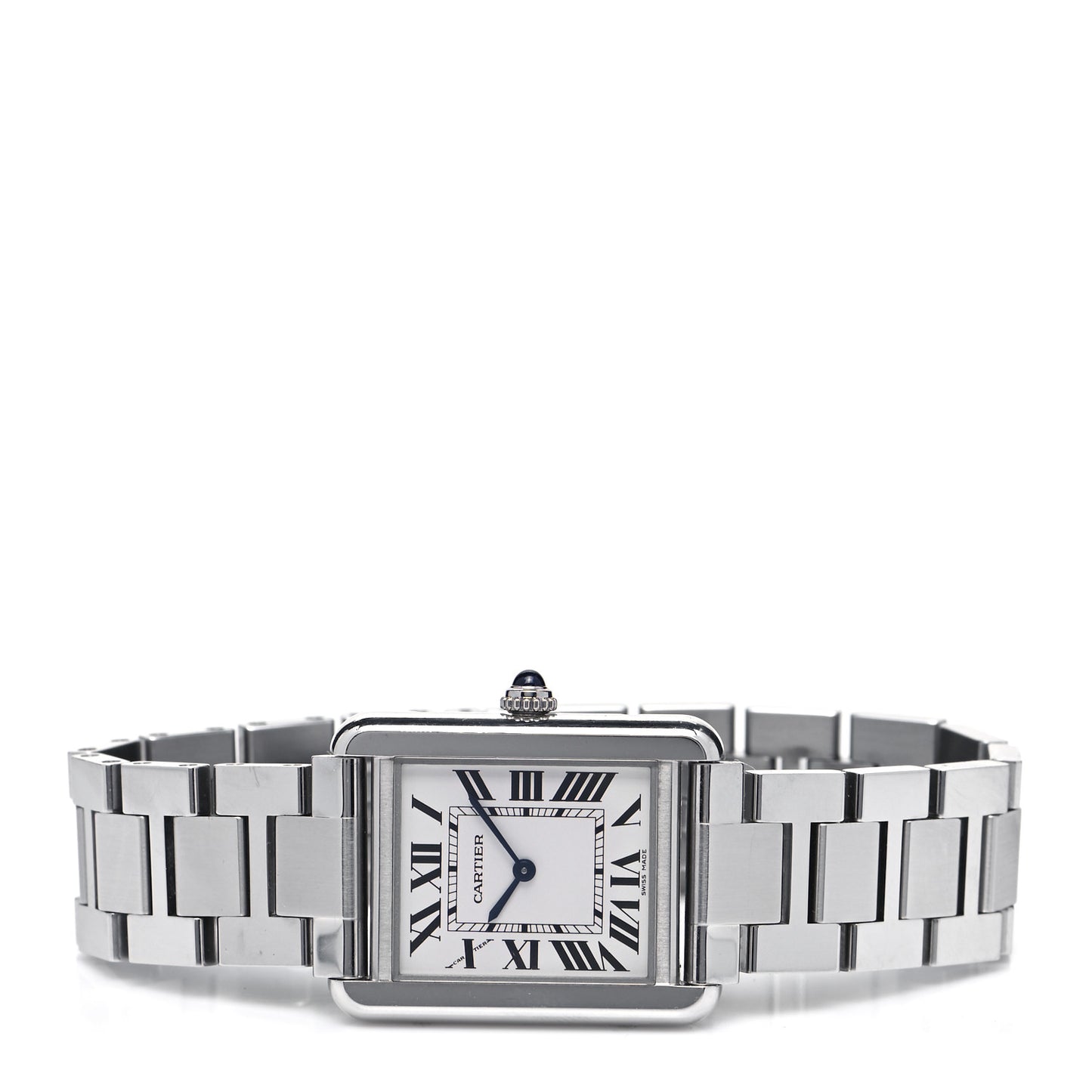 Stainless Steel 24mm Tank Solo Quartz Watch