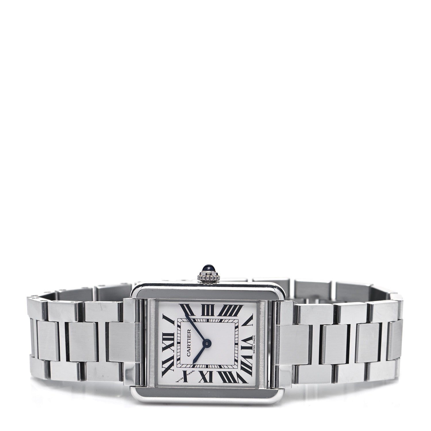 Cartier Stainless Steel 24mm Tank Solo Quartz Watch 2 of 6