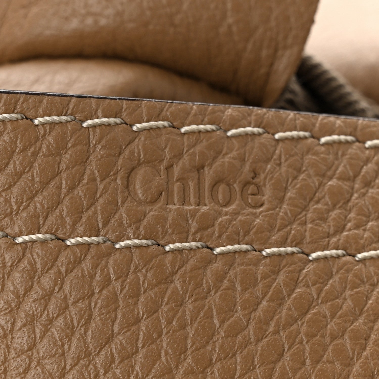 Chloe Calfskin Medium Marcie Round Crossbody Bag Nut 6 of 10