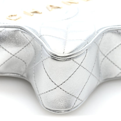 Chanel Metallic Lambskin Walk Of Fame Bag Silver 9 of 10